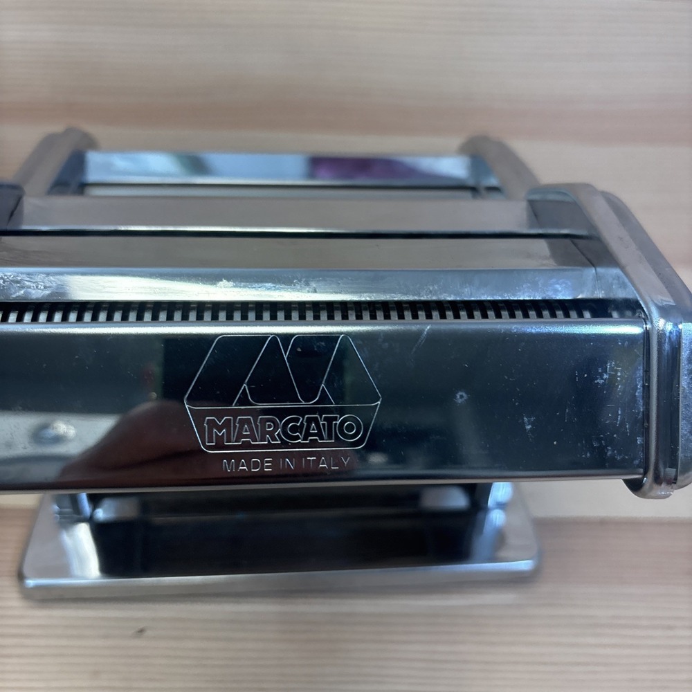 Marcato Atlas 150 Manual Pasta Maker w/ Clamp, Crank & Lasagne/Fettuccine - Picture 14 of 16